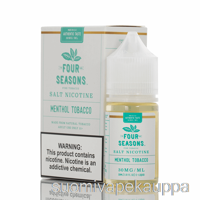 Vape Box Mentoli Tupakkasuola - Neljä Vuodenaikaa - 30ml 30mg